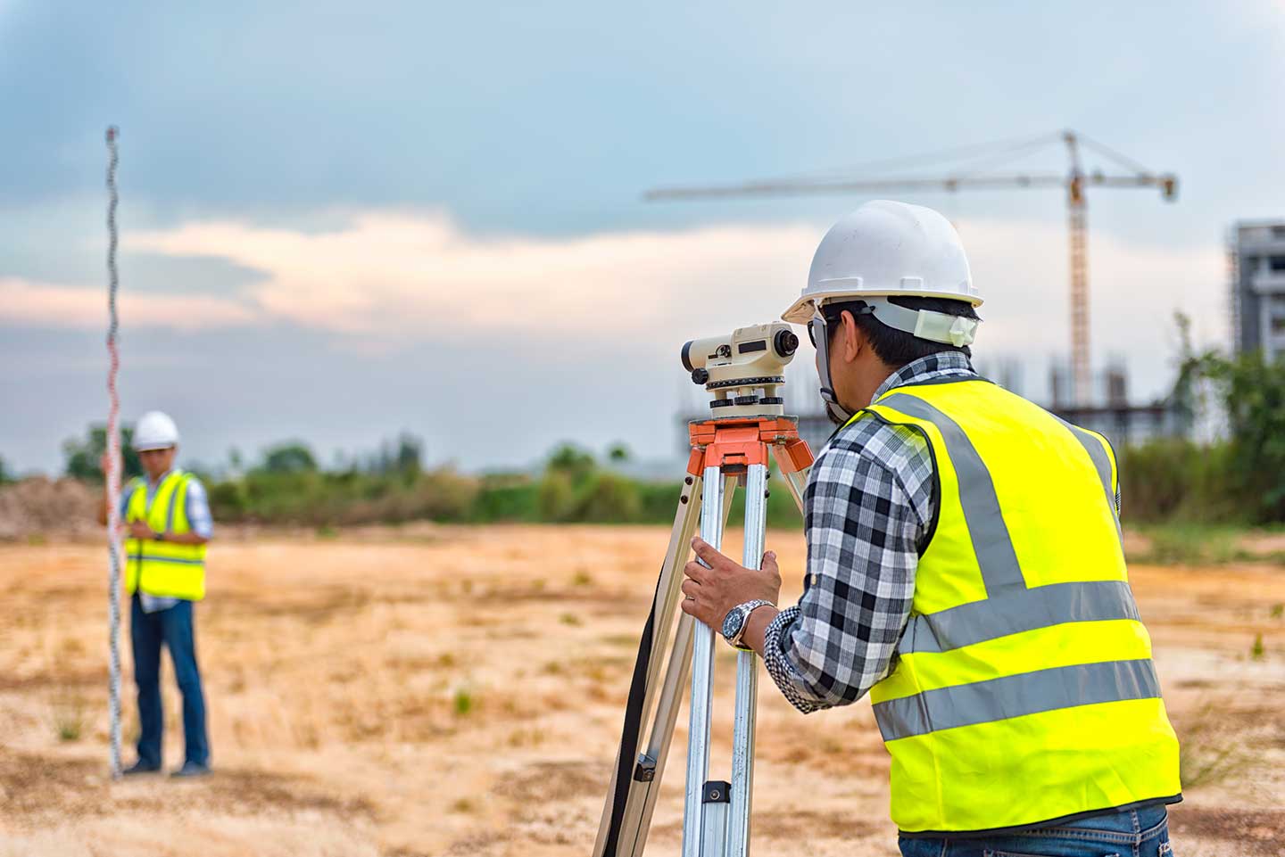 photo of two surveyors representing UPI field services