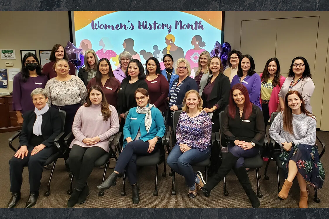 Photo of the women of UPI for Women's History Month. This photo represents all of the amazing women of UPI.
