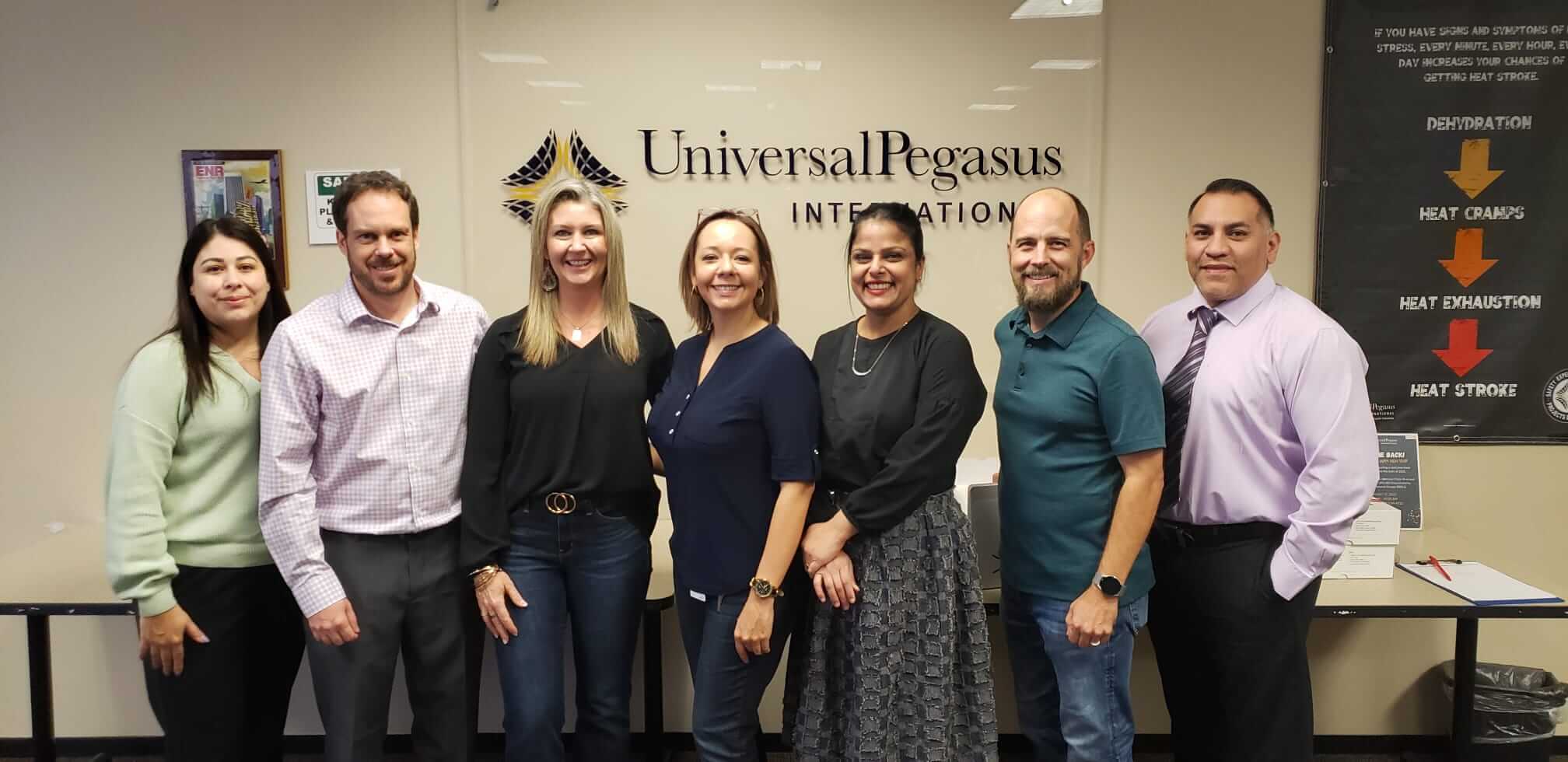 Photo of Inclusion & Diversity team at UPI in January of 2023