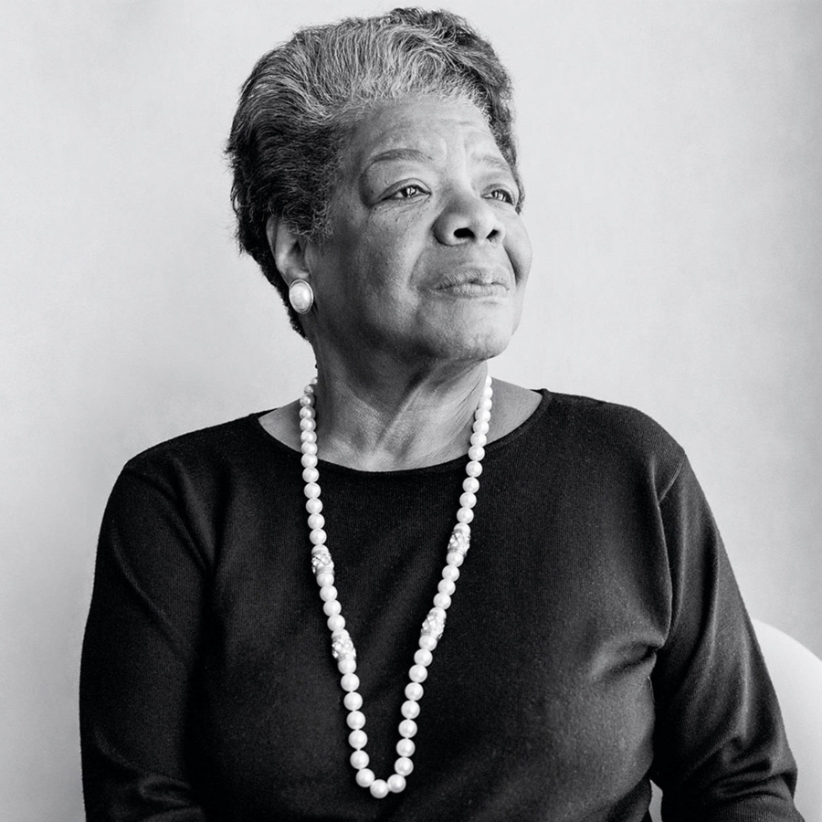 Photo of Maya Angelou to represent Black History Month